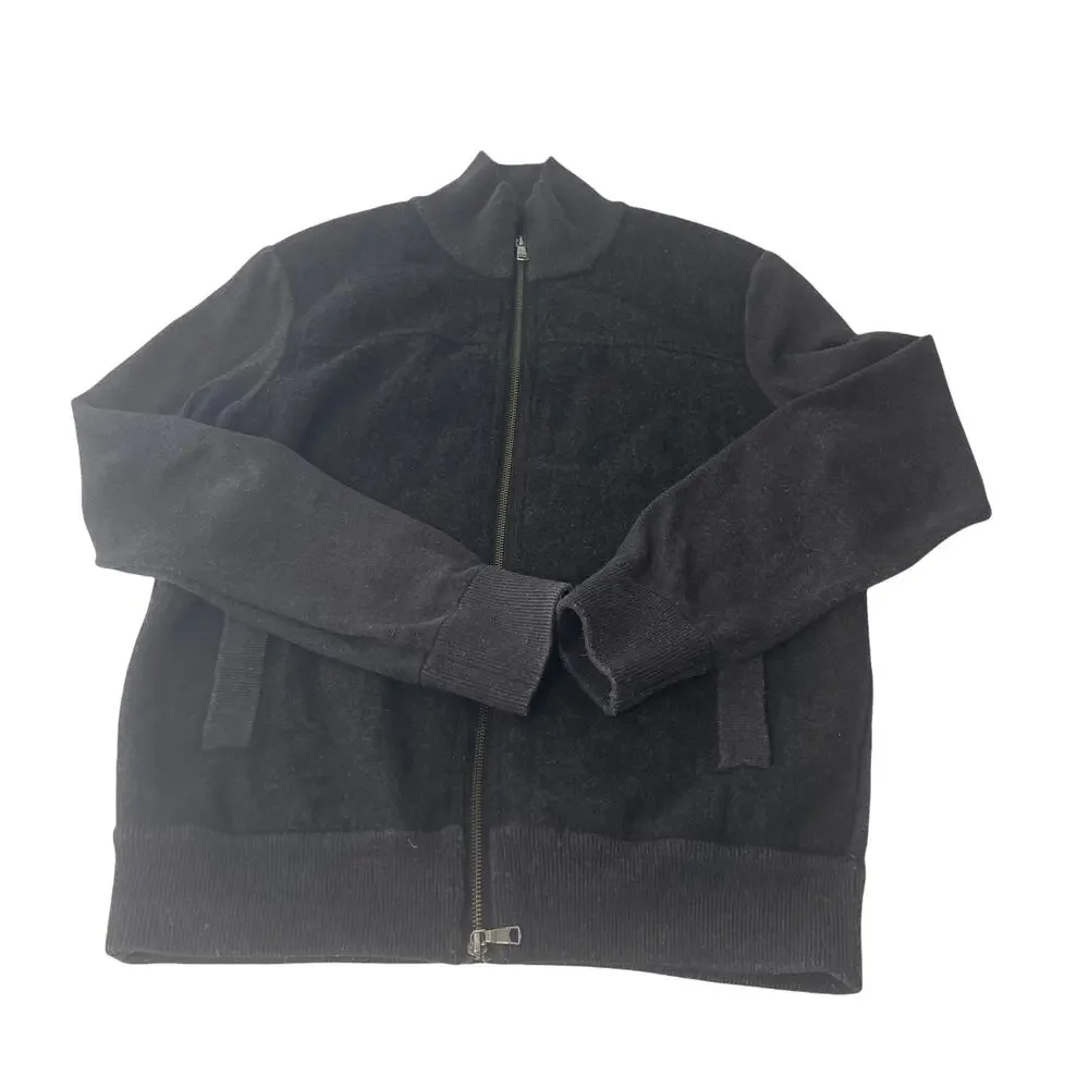 Banana Republic‎ Men's Size M Gray Sweater Jacket Wool Blend